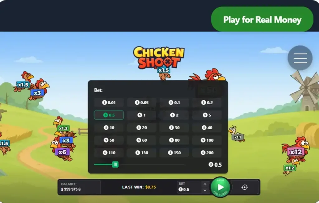 Chicken Shoot Inout Games